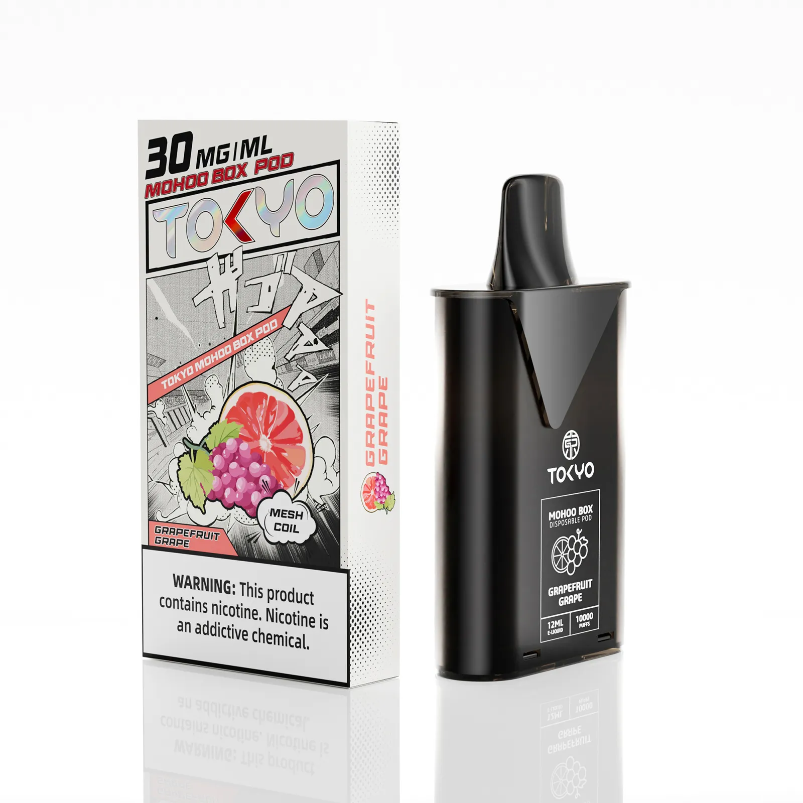 東京魔盒電子煙煙彈 西柚葡萄味 - 濃郁果香的夏日限定:圖片 2