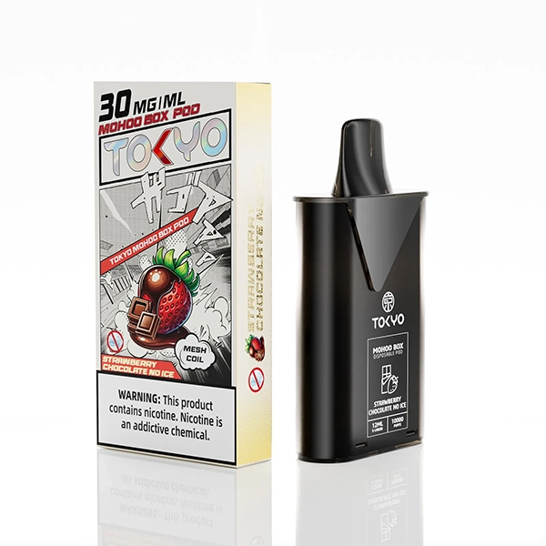 東京魔盒草莓巧克力無冰電子菸彈 12ML大容量 新鮮的草莓與濃郁的巧克力完美融合:圖片 2